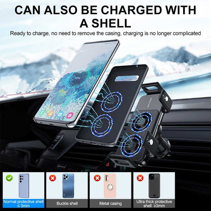 Wireless Car Charger for Fold 5/6/4, Fast Charging Dashboard Mount