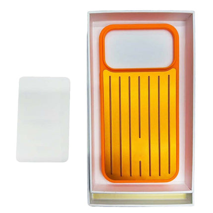 2026 New Orange Aluminum Phone Case For iPhone 15 Pro Max Cover