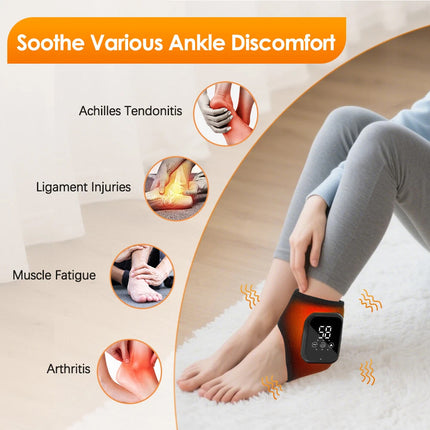 Foot Vibration Massager 3 Mode Infrared Hot Compress Pain Relief Therapy