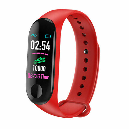 Bluetooth Activity Tracker Watch Heart Rate Monitor Smart Bracelet Pedometer