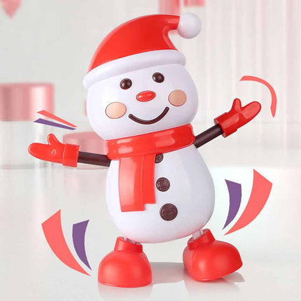 Musical Electric Snowman Dance Toy Xmas Decoration Gift for Children