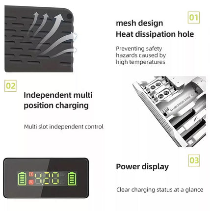 LCD Smart Battery Charger for AAA AA 9V Ni-MH Ni-CD Rechargeable