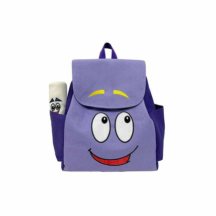 Dora the Explorer Backpack Purple Rescue Bag with Map Gift