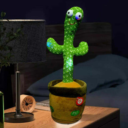 Talking Dancing Cactus Toy, Record & Repeat Sound, Kawaii Plush Doll Gift