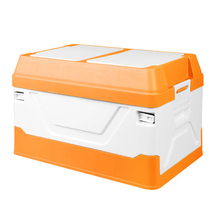 Car Boot Organiser 2 Layer Foldable Orange-2018816708256600064
