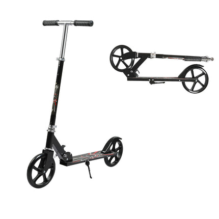 MONVELO Folding Scooter Dual Large Wheels Black-2006732742150197248