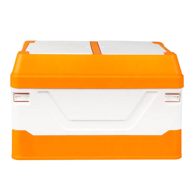 Car Boot Organiser 2 Layer Foldable Orange-2018816708256600065