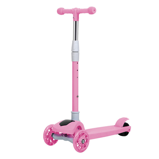 Bopeep Foldable Kids Scooter LED Music Pink-2006732821967802369