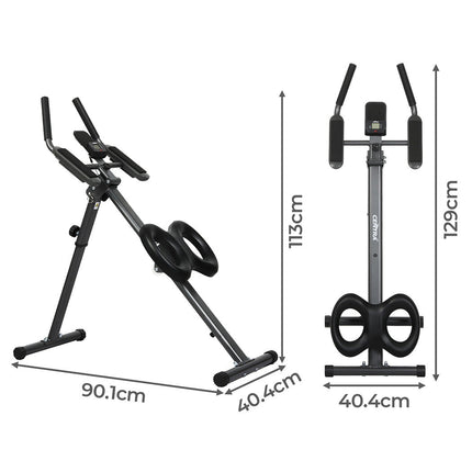 Centra Foldable Adjustment Ab Machine Black-2018816832718376962