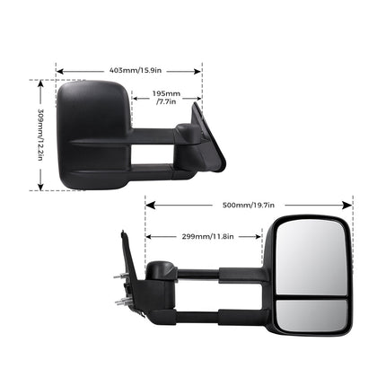 Galvan 2x Extendable Towing Mirrors-2018816918982627330