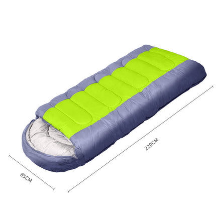 Mountview Sleeping Bag Outdoor Camping Grey-2006732919342764034