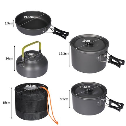 Toque 16Pcs Camping Cookware Set Outdoor-2006733241154932738