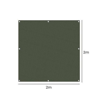 Polyester Canvas Tarp Tarpaulin Sun 2x2 Meter-2018816671220895746