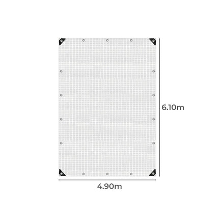 Manan Tarp Tarpaulin 200GSM Camping 4.9mx6.1m-2018816785121415170