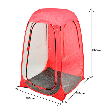 2x Mountview Pop Up Tent Camping Weather Red-2006732914611589122