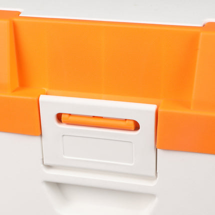 Car Boot Organiser 2 Layer Foldable Orange-2018816708256600068