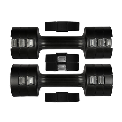 Centra A Pair Of 1KG To 5KG Dumbbells Black-2006732825725898757