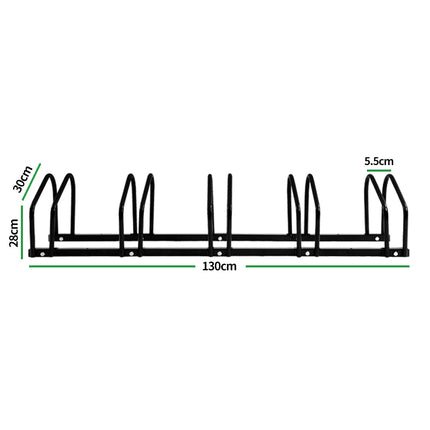5 Bikes Stand Bicycle Bike Rack Floor-2006733016881303554