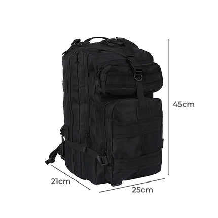 Slimbridge 40L Military Tactical Backpack Black-2018816687834533890